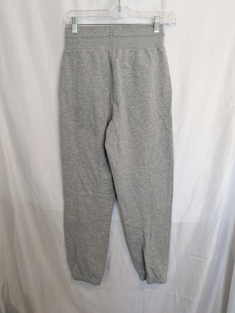 ALO Yoga Light Gray Drawstring Joggers Size XS - Picture 5 of 6